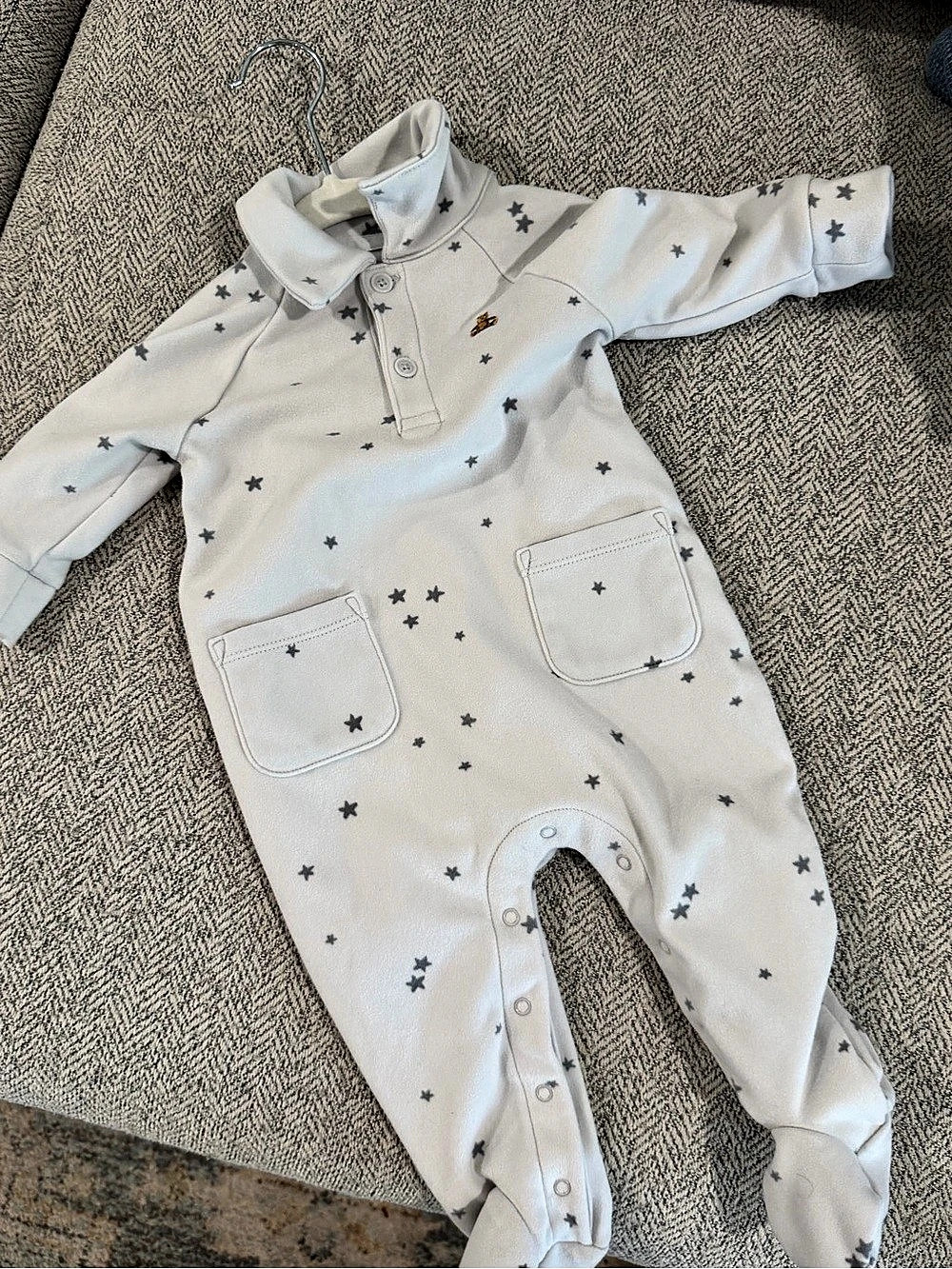 Gap Baby Gap Star Print Footed Coverall